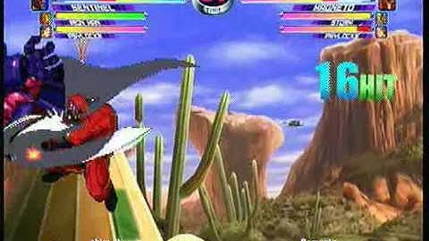 MvC2 Online (360): Ranked Match 15 (MSP) .:6.15.10:.