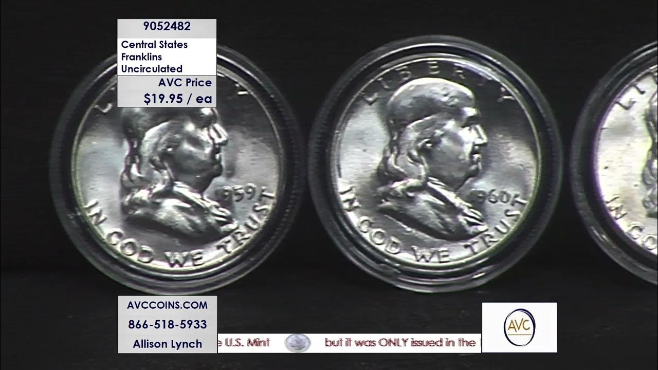 Central States Franklin Half Dollars Uncirculated YouTube