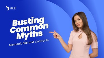 Microsoft 365 and Contracts - Busting Common Myths