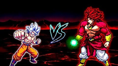 Goku LB V3 OP (all form) VS Limit Break Broly SSJ4 V6 OP in Jump Force Mugen