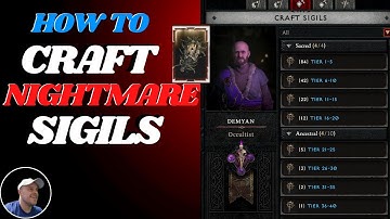 How to Unlock Nightmare Sigil Crafting | Diablo 4