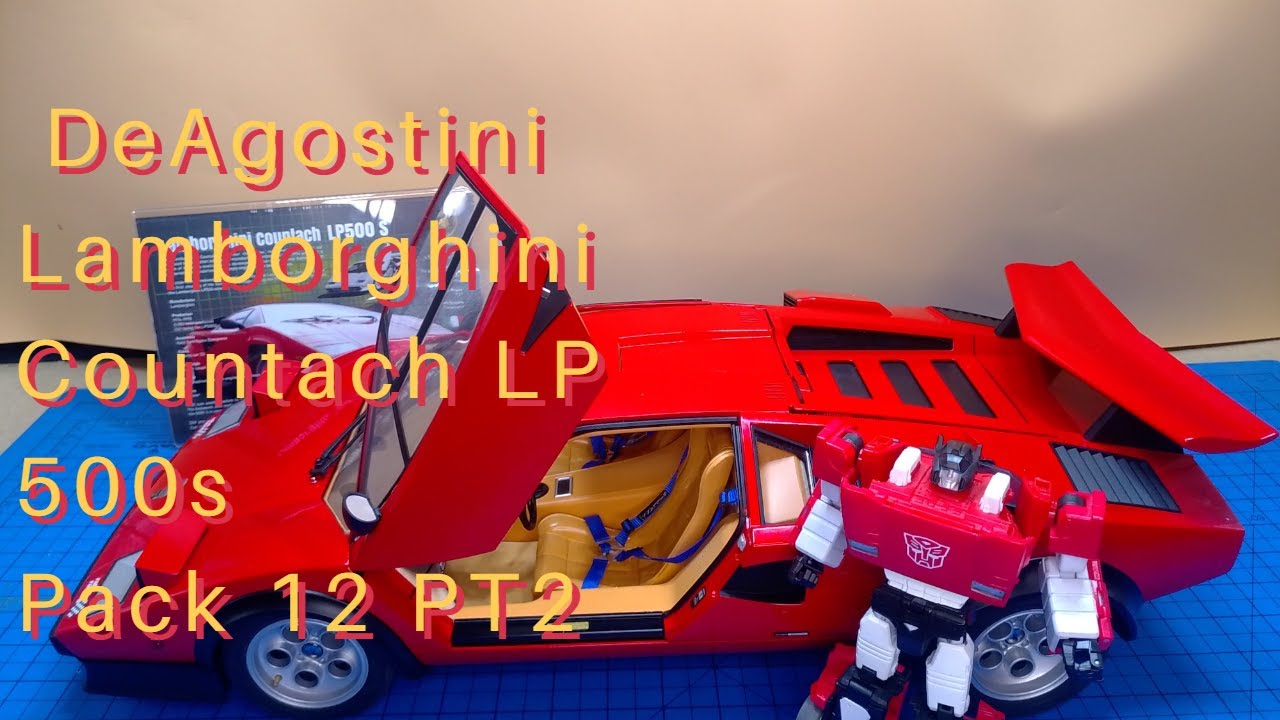 DeAGOSTINI Lamborghini Countach 全巻セット Pack 12 Part 2 of DeAgostini Lamborghini Countach LP500 s Stage 80