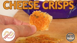 Quick Microwave Keto CHEESE CRISPS | Cheddar, Parmesan, Pepper Jack, Low Carb Snack | NaminalStyle