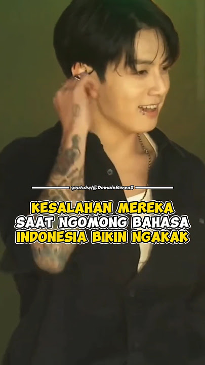 Kesalahan mereka saat ngomong bahasa Indonesia bikin ngakak #kpop #shorts