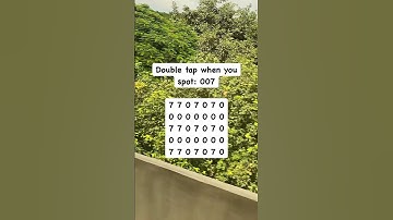 Observation Visual Test: 5 Seconds For You To Spot 007. Try Your Skills!  #search #puzzle #shorts