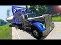 Escaping Police in Oversized Loads is Impossible! -  BeamNG Gameplay & Crashes - Cop Escape