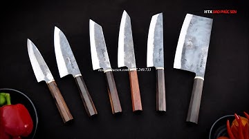 BỘ DAO BẾP KIỂU DAO NHẬT GIÁ CHỈ 2xx 1 sản phẩm - Hàng chuẩn của HTX DAO PHÚC SEN