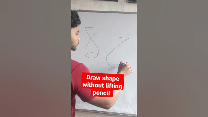 Draw shape without lifting pencil #shorts #mathematics #maths #challenge #ssmclasses #puzzle