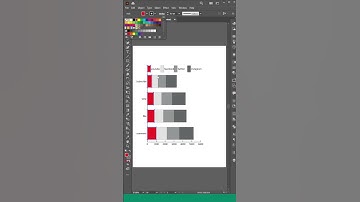 How to use Stacked Bar Graph Tool in Illustrator #tutorial #shorts
