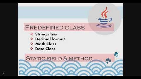 CSC186-Predefined class (part 1)