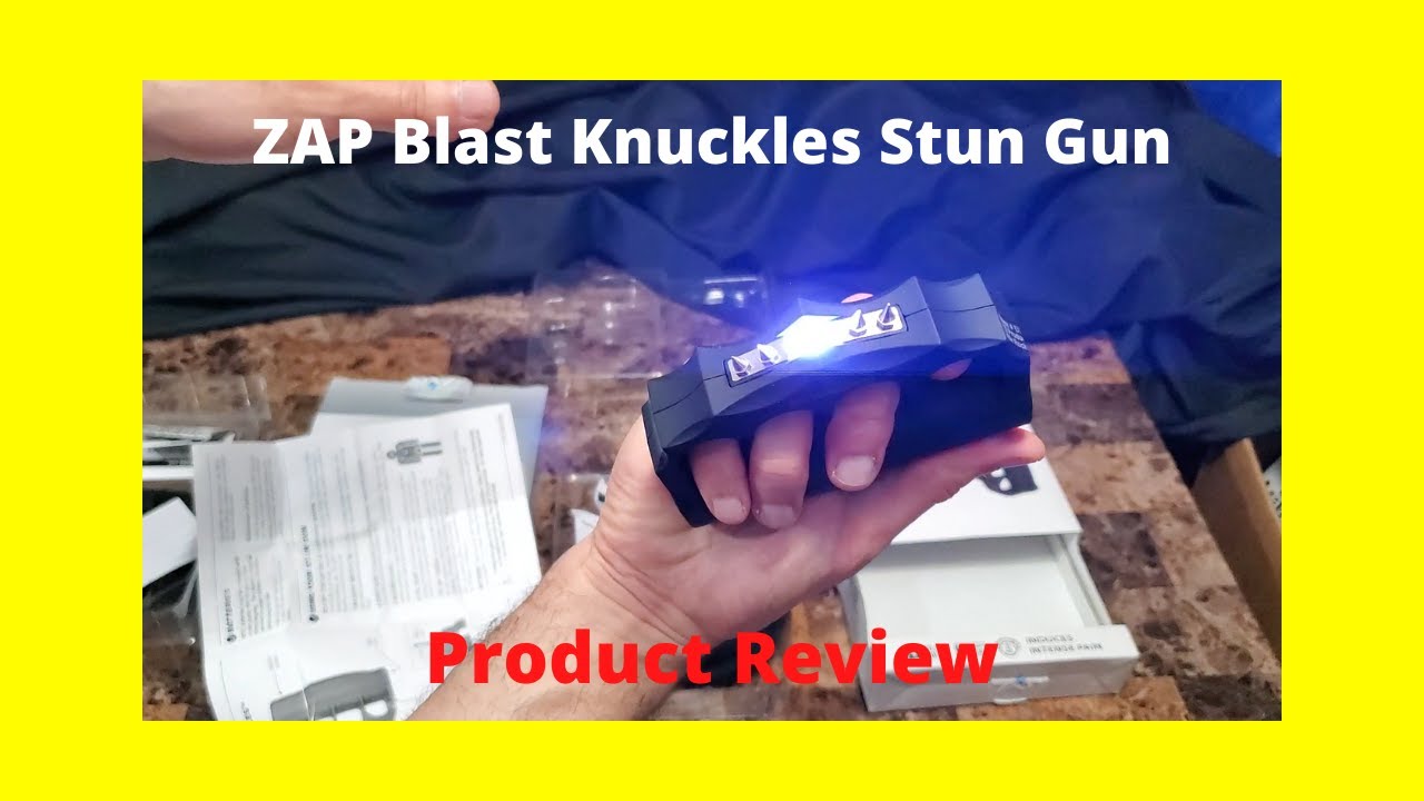 ZAP Blast Knuckles Stun Gun - Product Review 