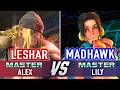 SF6 🤜 LESHAR (Alex) vs MADHAWK (Lily) 🤛 SF6 High Level Gameplay