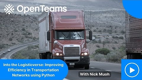 Into the Logisticverse: Improving Efficiency in Transportation Networks using Python