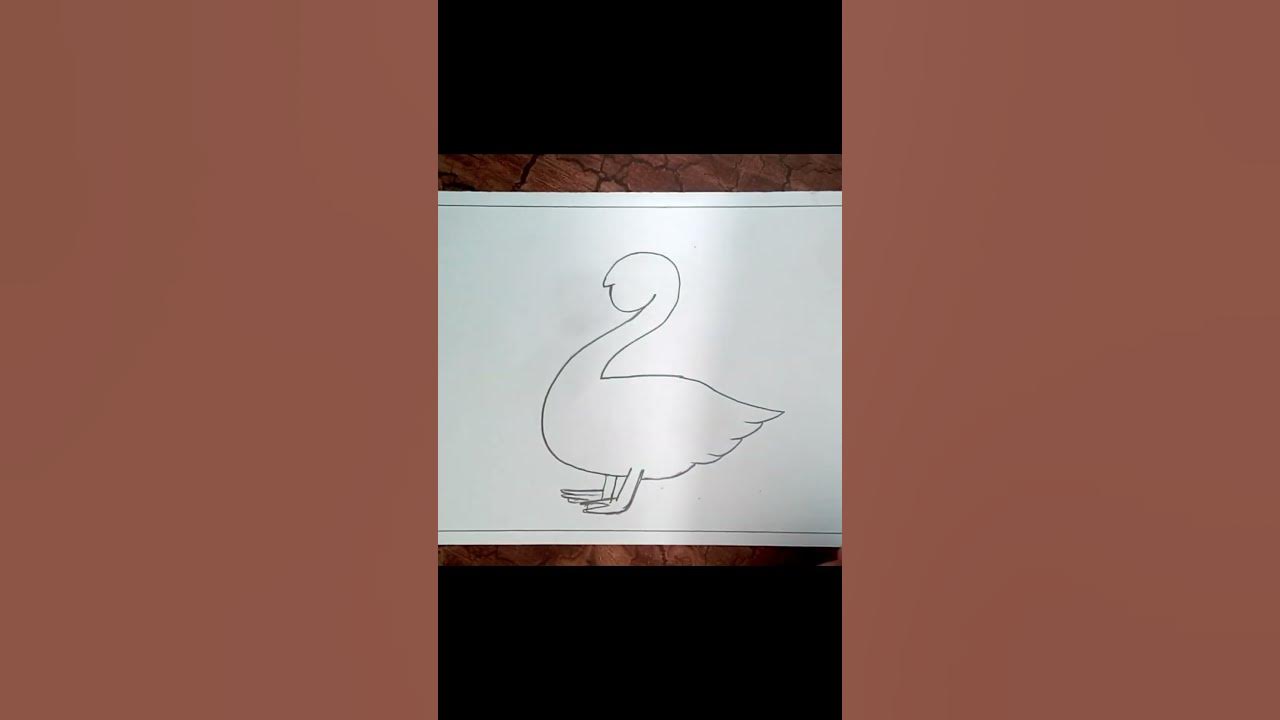 How To Draw Cute Duck. - YouTube