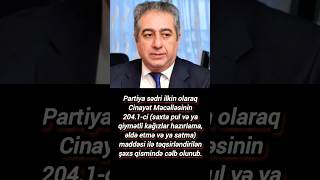 Qubad İbadoğluna bu maddə ilə ittiham verildi