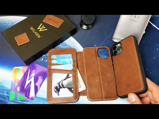  Wilken Genuine Leather iPhone Crossbody Wallet and Purse Phone  Case, Includes a Wristlet and Shoulder Strap