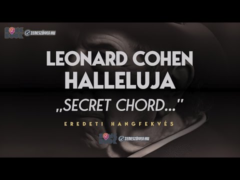 Leonard Cohen - Hallelujah karaoke (dalszöveg - lyrics video)