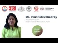 Dr vrushali dehadray  plenary speaker