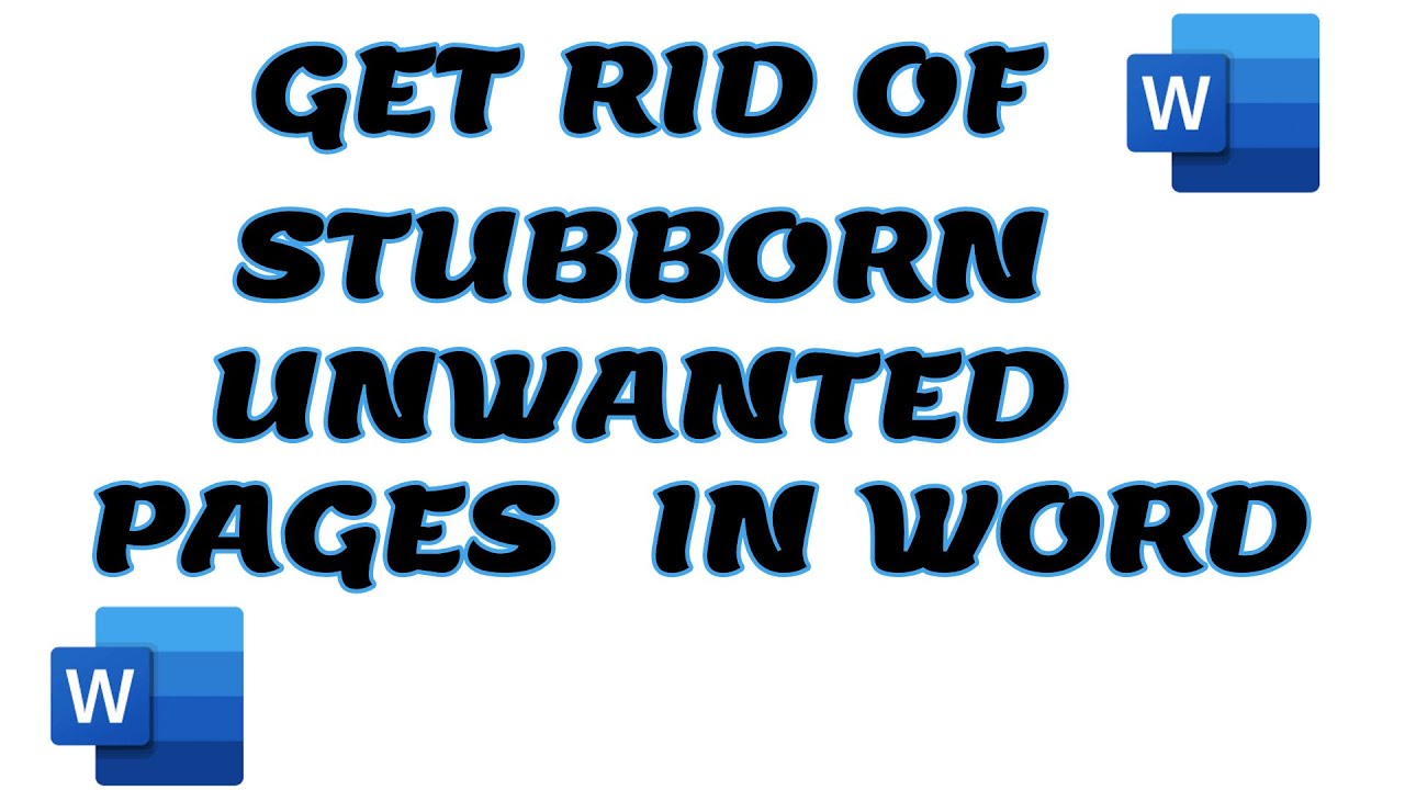 How To Get Rid Of Unwanted Pages In Microsoft Word YouTube how-to-get-rid-of-unwanted-pages-in-microsoft-word-youtube