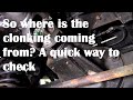 How to check a clonking drive line - a quick test