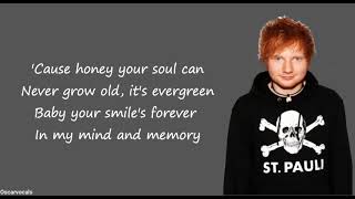 Thinking out loud - Ed Sheeran ~ lyrics