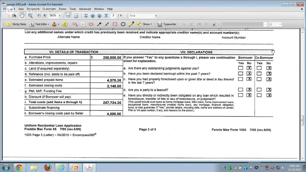 how to fill out a home loan application michael clutts of 1003 loan application form