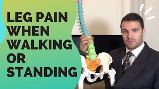 Leg Pain When Walking and Standing | Walking With Sciatic Pain