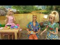Barbie and Ken Go on Fancy Picnic with Neighbors in Fashionable Outfits and Awesome Picnic Food
