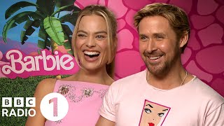 "What's a meme?" Margot Robbie and Ryan Gosling on Barbie, 'double waving' and dressing as a hamster image