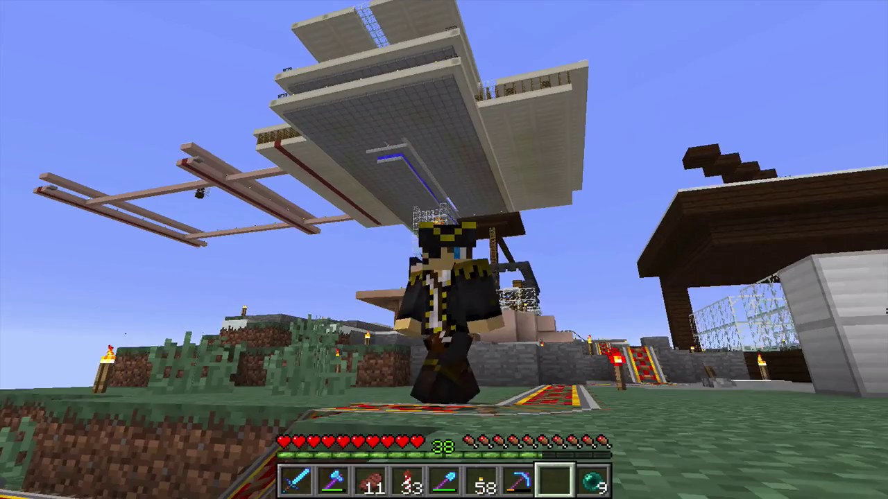 Tips For Building The Iron Titan In Survival Mode The Tango Tek Iron Titan Iron Farm Youtube