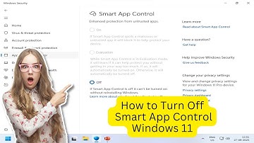 How to Turn Off Smart App Control Windows 11 | Smart App Control Kaise Off Kare |