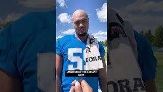 Here’s how the rookies DESCRIBED their first practice 👀 | Detroit Lions #shorts
