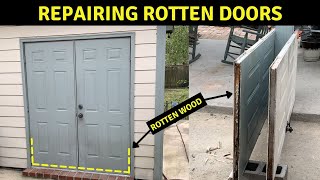 Repairing Rotten Doors  Wood Rot Everywhere