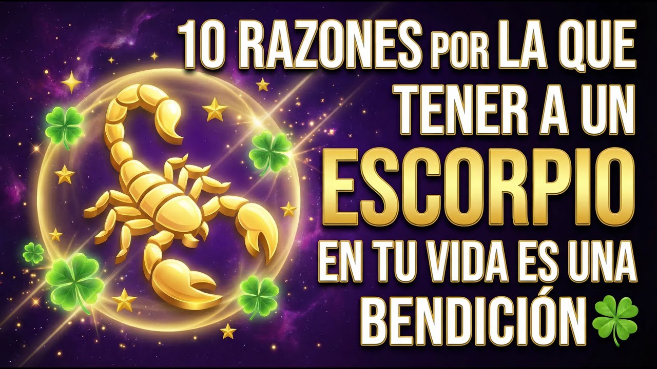 10 Razones Por Las Que Tener a un Escorpio en Tu Vida es una Bendición 🍀