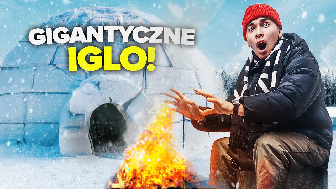 Problemy Wynikające Z Mieszkania W Igloo ZBUDOWALIŚMY GIGANTYCZNE IGLOO! - YouTube