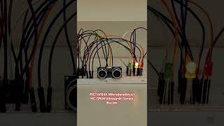 PIC16F84A+ HC-SR04 ile Mesafeye Göre LED Kontrolü  #Microcontroller