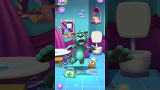 आज बिल्ली का मुंह बचगया टूटने से।my talking tom 2 video #shortsfeed #talkingtom #funny #cat #shorts