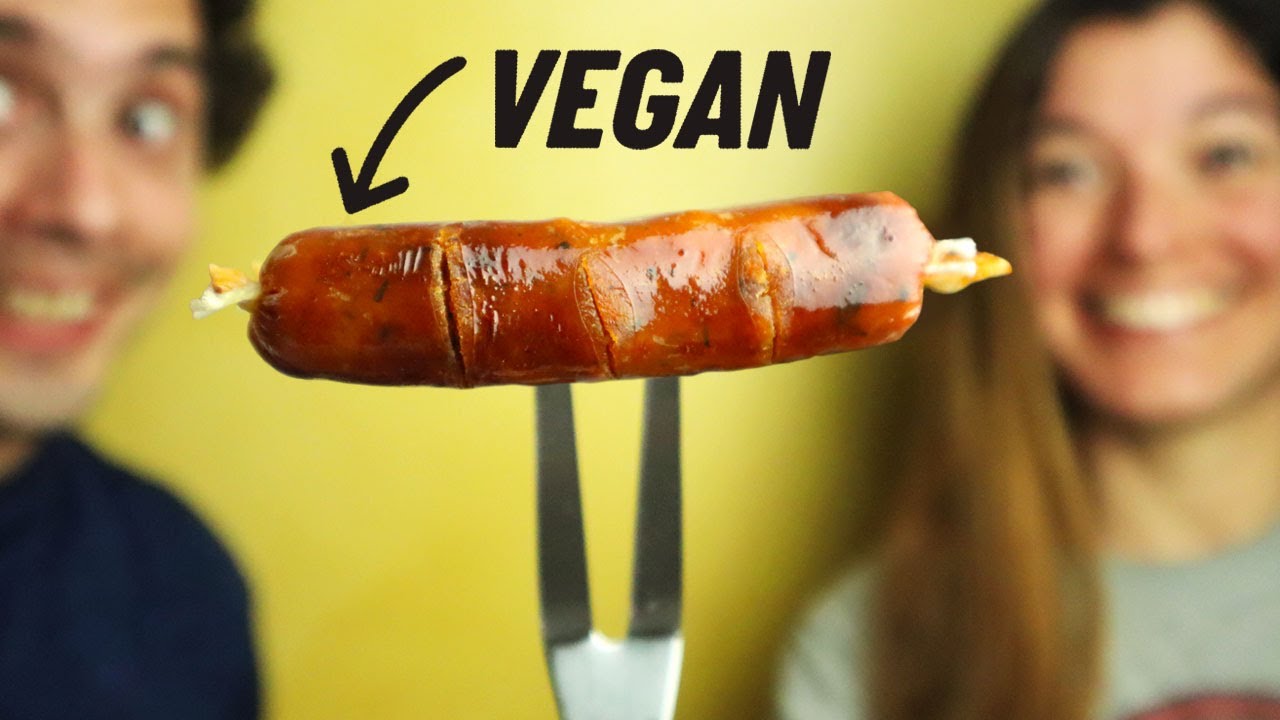 CHORIZO VEGANO sin plástico, sin gluten, bajo en grasa MEJOR QUE LA CARNE