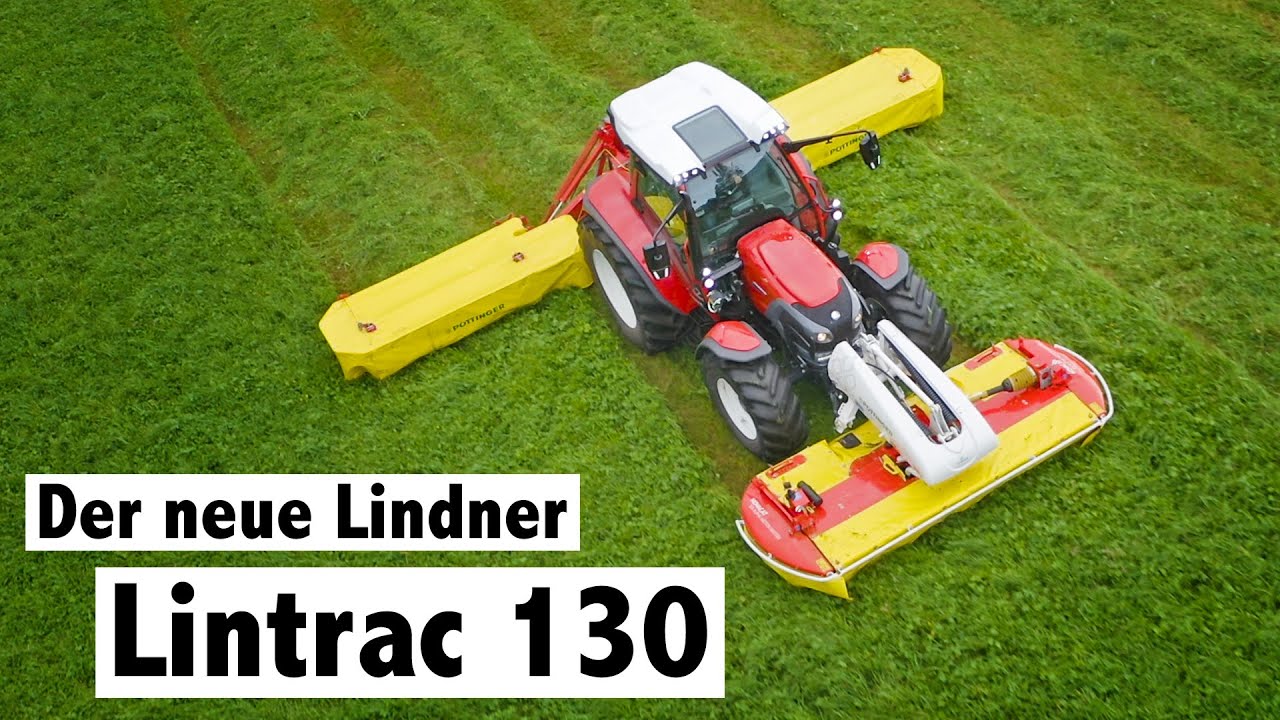 Lindner Lintrac 130 Im Ersten Einsatz Youtube