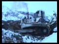 Артель Василёк. Осенняя вскрыша, Komatsu D375A. Сусуман. Колыма