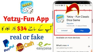 Yatzy-Fun Classic Dice Game Review | Yatzy App Real or fake | Yatzy Game payment Proof screenshot 5