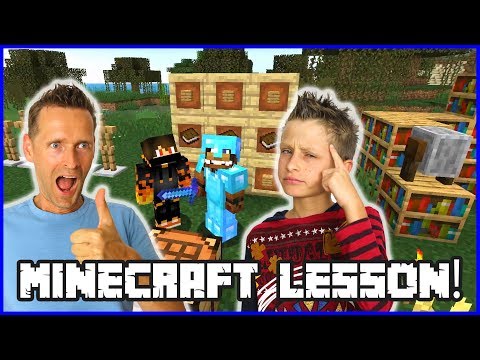 LEARNING TO PLAY MINECRAFT WITH RONALDOMG!!!