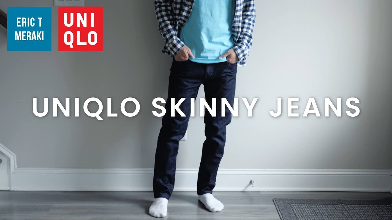 UNIQLO HAUL] Men's Skinny Jeans Review | Info & Fit Guide - YouTube