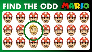 FIND THE ODD One Out  SUPER MARIO Edition  Grizzly Quiz