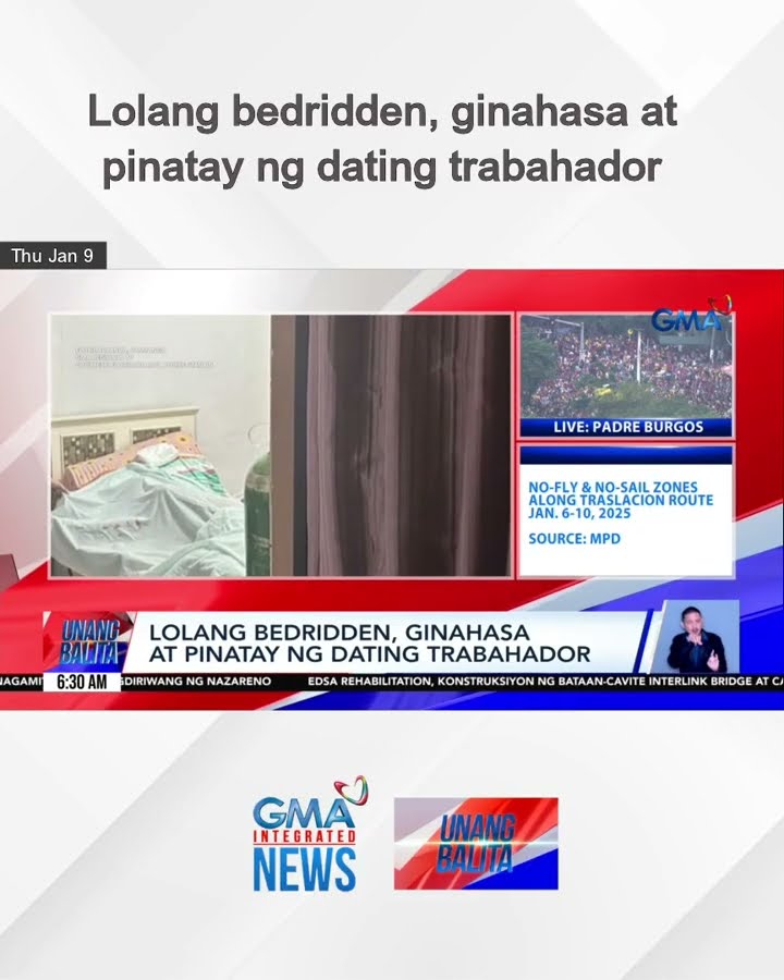 Lolang bedridden, ginahasa at pinatay ng dating trabahador | Unang Balita