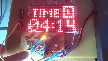 Lập trình 6 led matrix 8x8 với đồng hồ thời gian thực