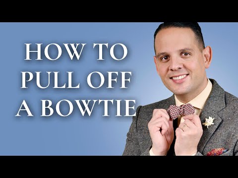 How To Pull Off A Bow Tie