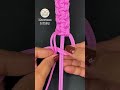DIY🔥Macrame Square Knot | easy macrame knots #macrame #diy #knots #diycrafts #shorts #viral