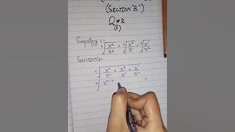 Practical Centre Section "B" Q#2(ii) solution class X