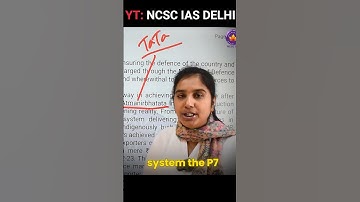 DEFENCE | INDIA YEAR BOOK | Neelofer Suhelabano | UPSC CSE #shorts #upsc